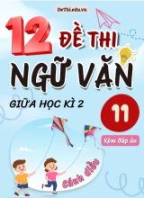 Tuyển tập 12 Đề thi giữa Kì 2 môn Ngữ văn 11 sách Cánh Diều (Kèm đáp án)